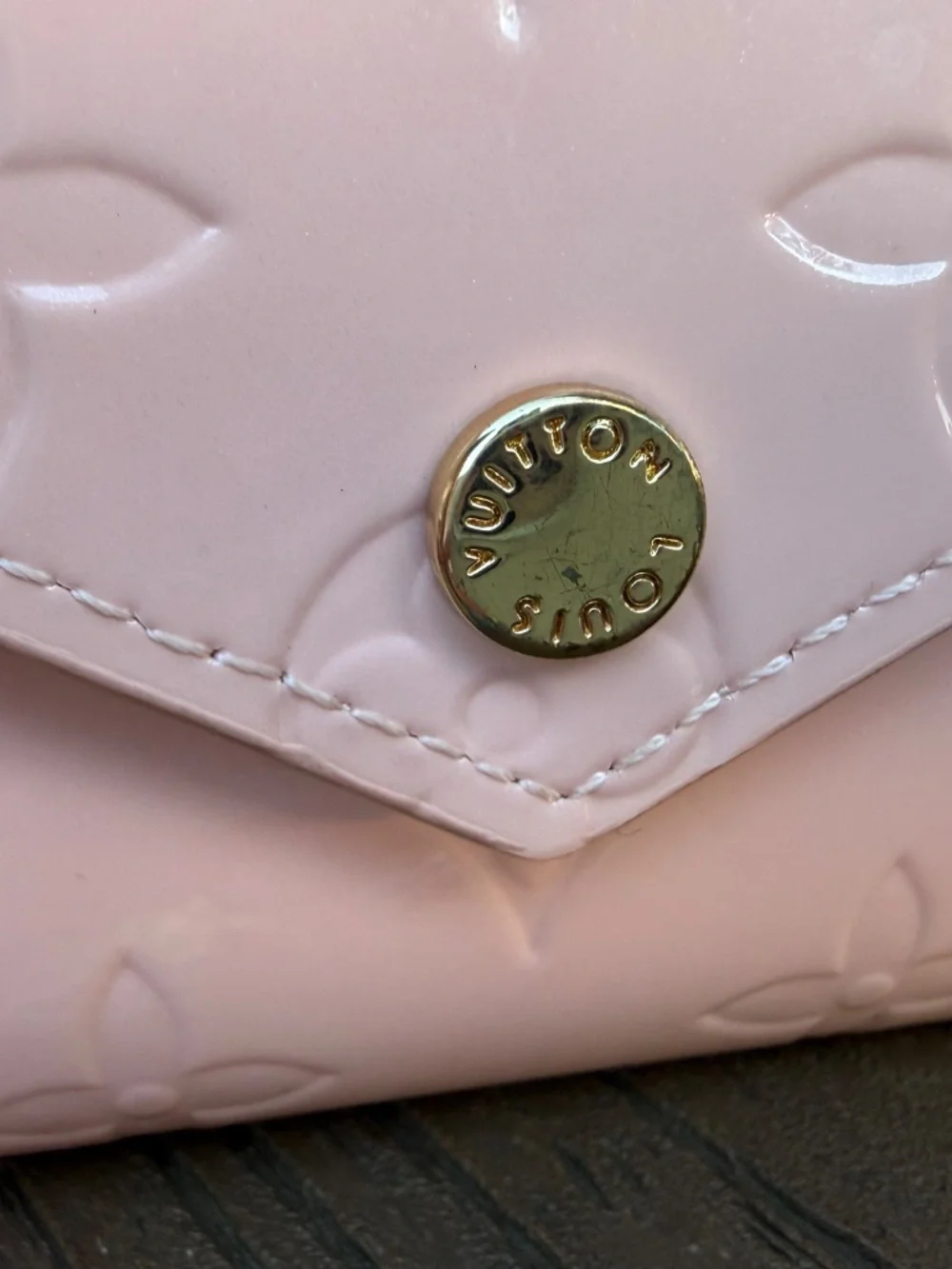 Pink Patent Leather Wallet - Picture 6 of 6
